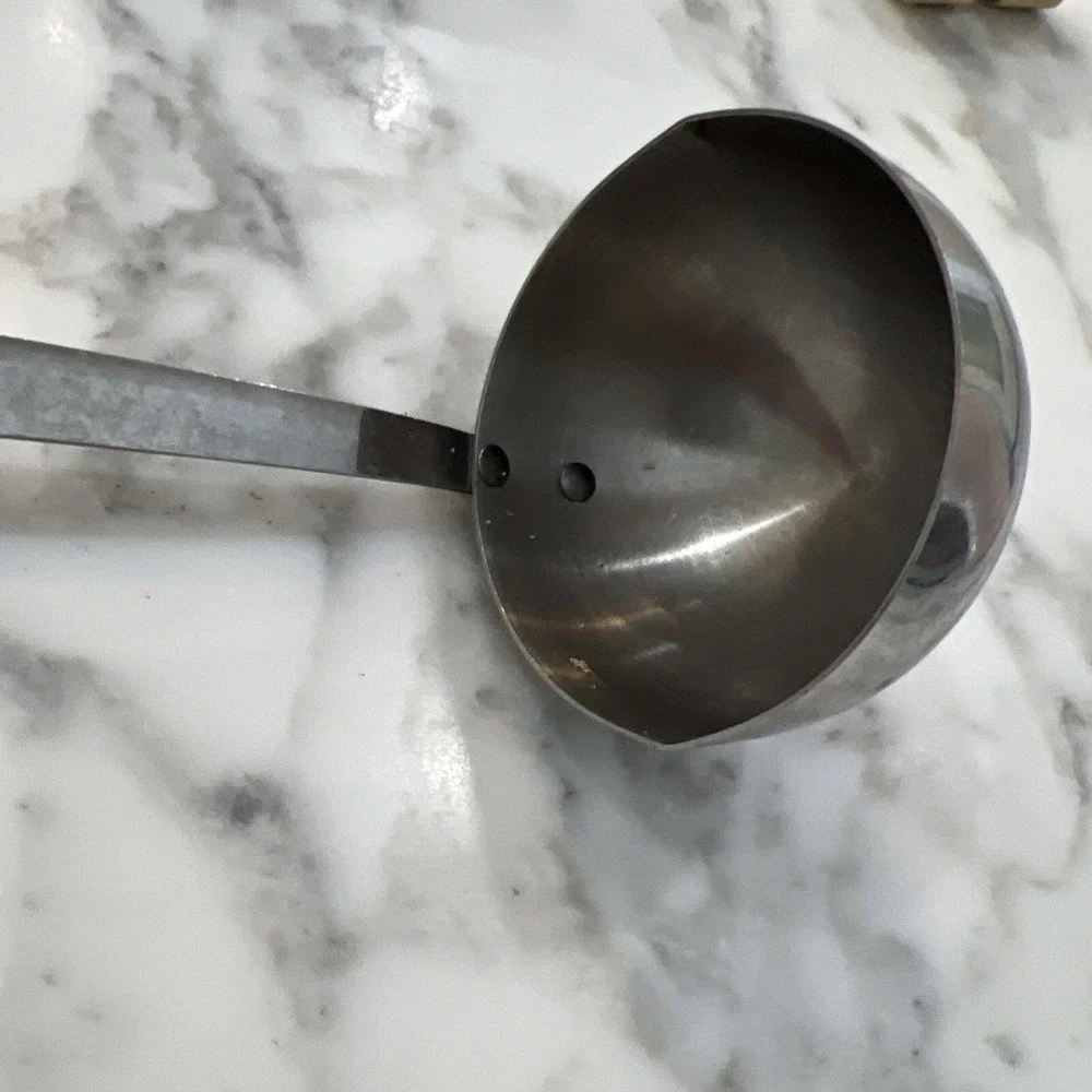 Vintage  Maid of Honor Ladle Stainless Wheat Handle Spouted Utensil Kitchen